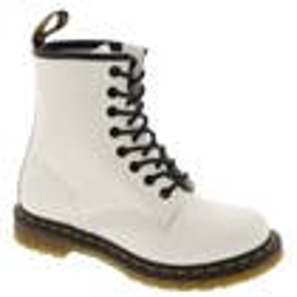 NEW Dr. Martens Women's 6 1460 Smooth Leather Lace Up Boots White Men's 5